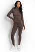 Active Zip Top And Push Up Legging Set