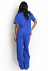 Casual Bow Neck Top And Trouser Set