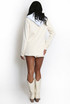 Blazer With Hoodie Insert And Skirt Set