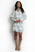 Check Tie Front Shirt Dress Check Tie Front Shirt Dress