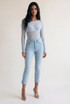 Delicate Sheer Lace Long Sleeve Top