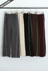 Wide Leg Trouser With Side Piping
