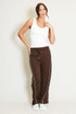 Wide Leg Trouser With Side Piping