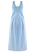 Casual Ribbed Vest Midi Dress