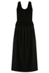 Casual Ribbed Vest Midi Dress