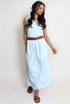 Casual Ribbed Vest Midi Dress