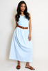 Casual Ribbed Vest Midi Dress