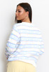 Love Slogan Stripe Jumper