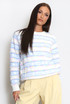 Love Slogan Stripe Jumper