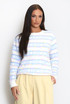 Love Slogan Stripe Jumper