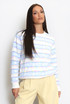 Love Slogan Stripe Jumper