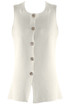Button Front Knit Waistcoat