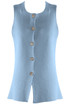 Button Front Knit Waistcoat