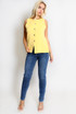 Button Front Knit Waistcoat