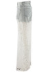 Lace Trouser With Denim Short