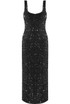 Sequin Square Neck Midi Dress