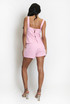 Tailored Top With Mini Bow Back 
