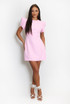 Cut Out Bow Back Tailored Mini Dress