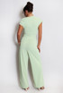 Asymmetric Hem Top And Wide Leg Trouser Co-Ord