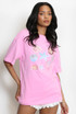 Sea Printed Cotton T-Shirt