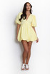 Puffball Hem Mini Dress