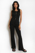 Knit Waistcoat & Flare Trousers Set