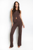 Knit Waistcoat & Flare Trousers Set