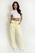 Wide Leg Knotted Trouser