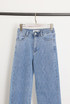 Rhombus Diamante Front Wide Fit Jeans