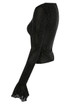Diamante Sheer Flare Cuff Top 