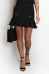 Ruffle Hem A-Line Skirt