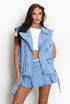 Biker Sleeveless Denim Gilet