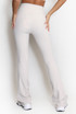 High Waisted Ribbed Flared Trouser