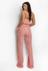 Zig Zag Wavy Flare Trousers