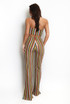 Zig Zag Wavy Flare Trousers