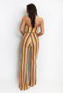Zig Zag Wavy Flare Trousers