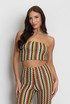 Zig Zag Bandeau Top