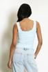 Lace Neckline Vest Top