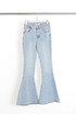 Skinny Flare Hem Vintage Jeans