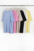 Rhinestone Drop Shoulders Tee