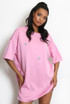 Rhinestone Drop Shoulders Tee