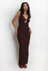 Golden Ring Cut Out Cami Dress