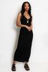 Golden Ring Cut Out Cami Dress