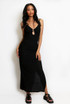 Golden Ring Cut Out Cami Dress
