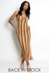 Zig Zag Golden Ring Cut Out Cami Dress