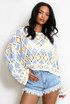 Sun Crochet Cropped Jumper
