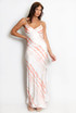 Tie Dye Satin Maxi Dress 