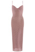 Lace Maxi Dress With Nude Lining 
