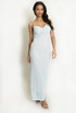 Lace Maxi Dress With Nude Lining 