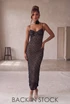 Lace Maxi Dress With Nude Lining 